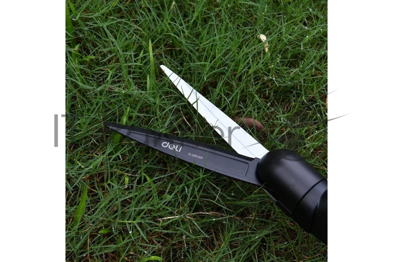 Ножницы газонные Deli DL580351 340мм, тефлоновое покрытие, сталь SK5, возвратная пружина, противоскользящие рукоятки