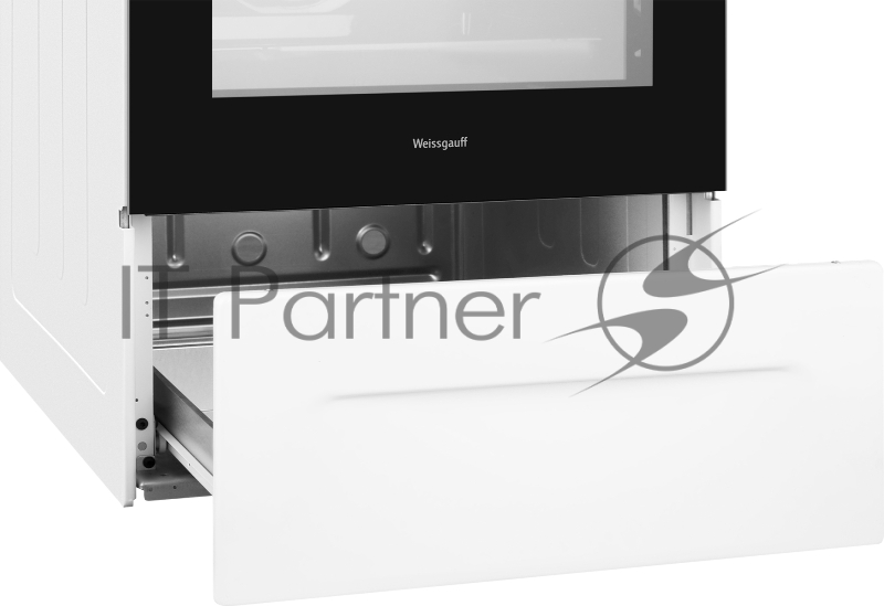 Электрическая плита Weissgauff WES 2V16 WE Premium Line стеклокерамика, без крышки, белый