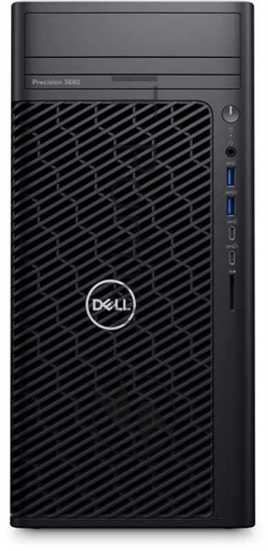 Персональный компьютер Dell Precision 3680 Tower Core i7-14700 (2,1GHz) 16GB (1x16GB) DDR5, 512GB SSD, Nvidia RTX A2000, 12GB GDDR6, 1000W, TPM, No Optical Drive, Windows 11 Pro Multilang, 1YW