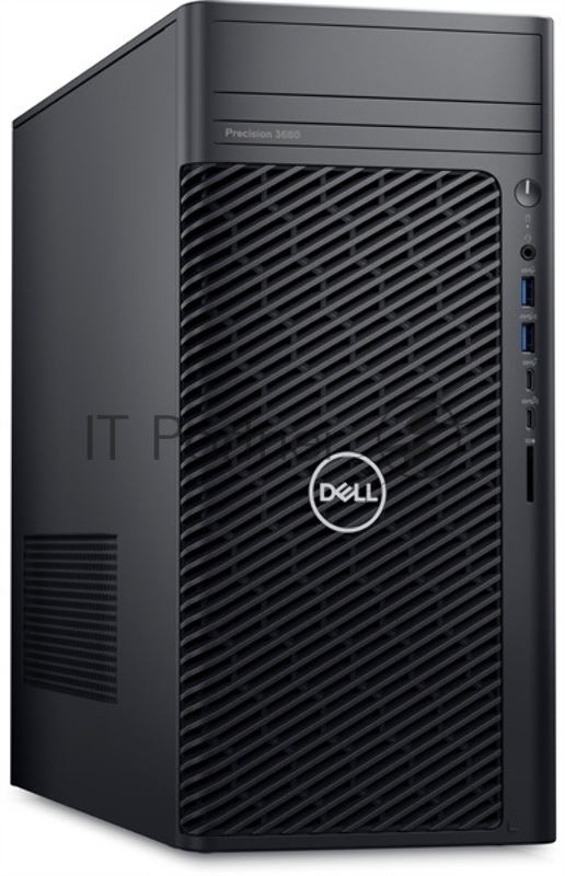 Персональный компьютер Dell Precision 3680 Tower Core i7-14700 (2,1GHz) 16GB (1x16GB) DDR5, 512GB SSD, Nvidia RTX A2000, 12GB GDDR6, 1000W, TPM, No Optical Drive, Windows 11 Pro Multilang, 1YW