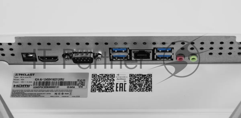 Моноблок Teclast K24 Air 12450H16G512KR 23.8FHD/Intel Core i5 12450H/16G D4/512G SSD/HDMI/COM/WIFI