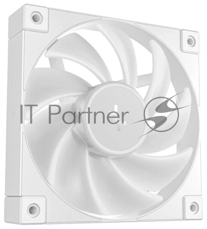 Вентилятор для корпуса Deepcool FD12 120х120x25 белый 4-pin 26.9дБ (упак.:3шт) (R-FD12-WHNPN3-G) Ret