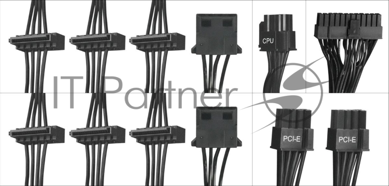 Блок питания Digma ATX 550W DPSU-550W-WH 80 PLUS WHITE (20+4pin) APFC 120mm fan 6xSATA RTL