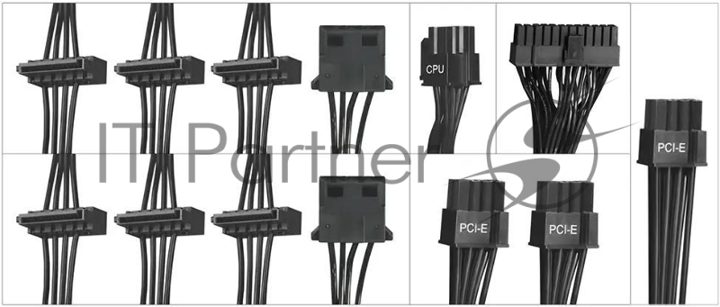 Блок питания Digma ATX 750W DPSU-750W-WH 80 PLUS WHITE (20+4pin) APFC 120mm fan 6xSATA RTL