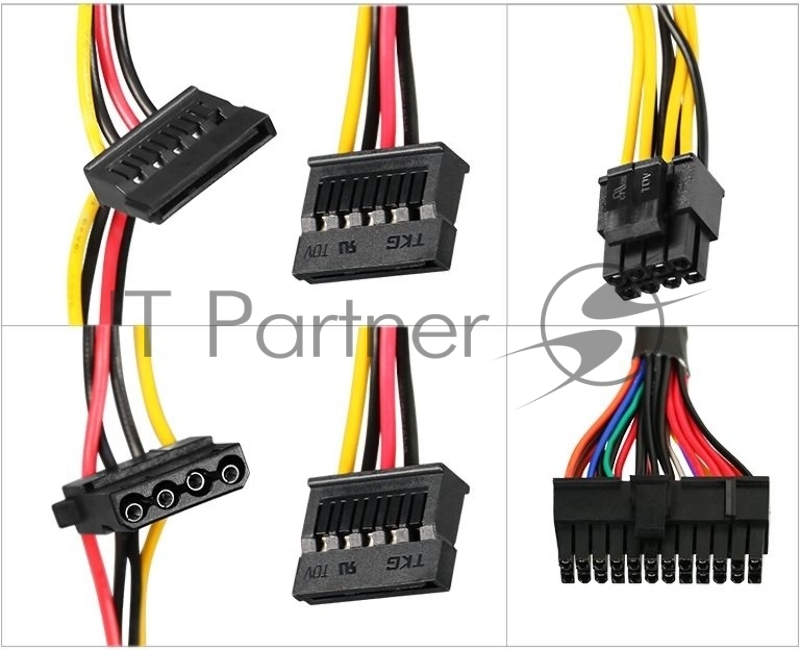 Блок питания KingPrice ATX 400W KPPSU400 (20+4pin) 120mm fan 3xSATA