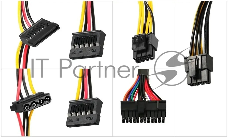 Блок питания KingPrice KPPSU450 ATX 450W (20+4pin) 120mm fan 3xSATA