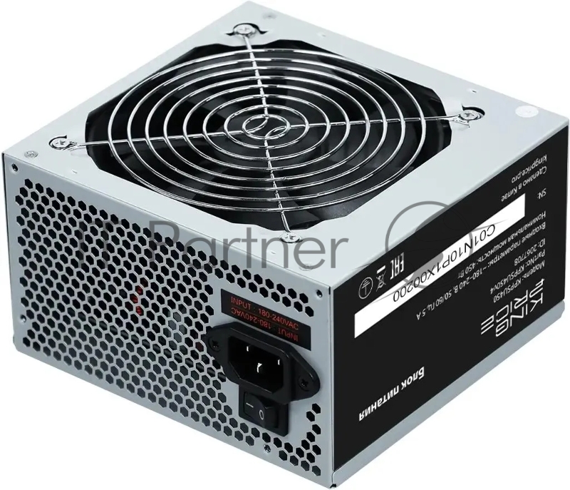 Блок питания KingPrice KPPSU450 ATX 450W (20+4pin) 120mm fan 3xSATA