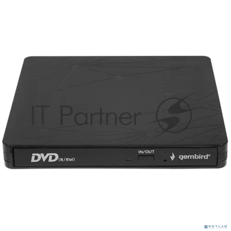 Внешний CD/DVD привод USB 3.0 Gembird DVD-USB-03C пластик, черный