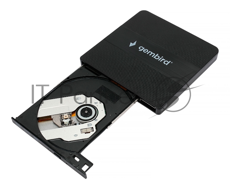 Внешний CD/DVD привод USB 3.0 Gembird DVD-USB-03C пластик, черный