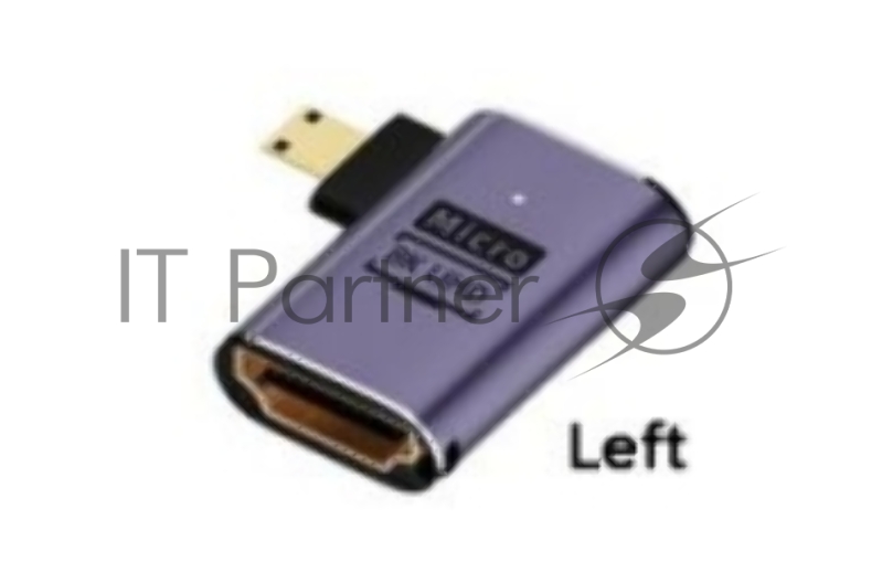 Переходник micro HDMI на HDMI влево