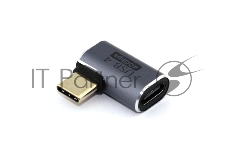 Переходник USB 4 Type C мама-папа угловой тип 2