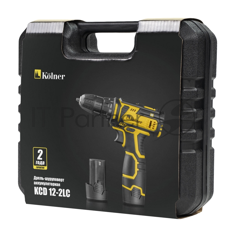 Аккумуляторная дрель-шуруповерт KOLNER KCD 12-2LC