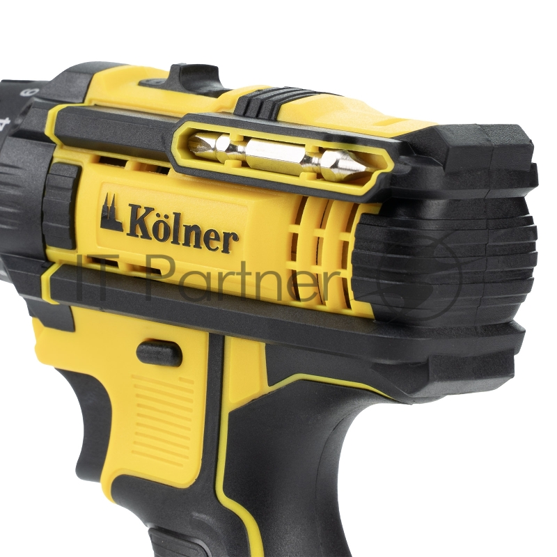 Дрель-шуруповерт аккум. 12V 29 Нм KOLNER KCD 12/2C, БЗП 0,8-10мм, 0-350/1350 об/мин, 2 скорости, подсветка (2х1.5 Ач, зу, кейс)