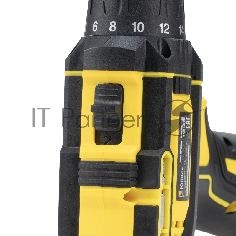 Дрель-шуруповерт аккум. 12V 29 Нм KOLNER KCD 12/2C, БЗП 0,8-10мм, 0-350/1350 об/мин, 2 скорости, подсветка (2х1.5 Ач, зу, кейс)