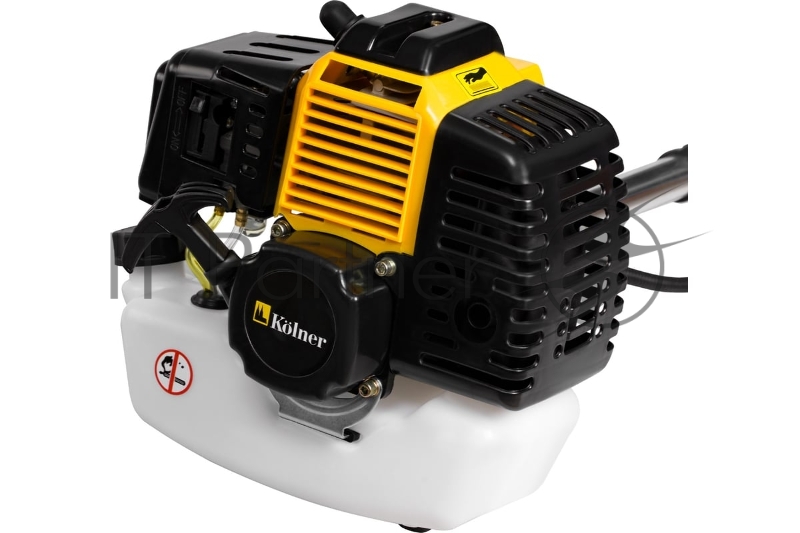 Триммер бензиновый, 1500Вт, ширина скашивания ножом/леской 255/420мм, KOLNER KGT 430 (1+1 уп) (кратно 10шт) объем двигателя 43см3, 2,1л.с, цельная штанга, (нож 3Т, катушка, ремень)