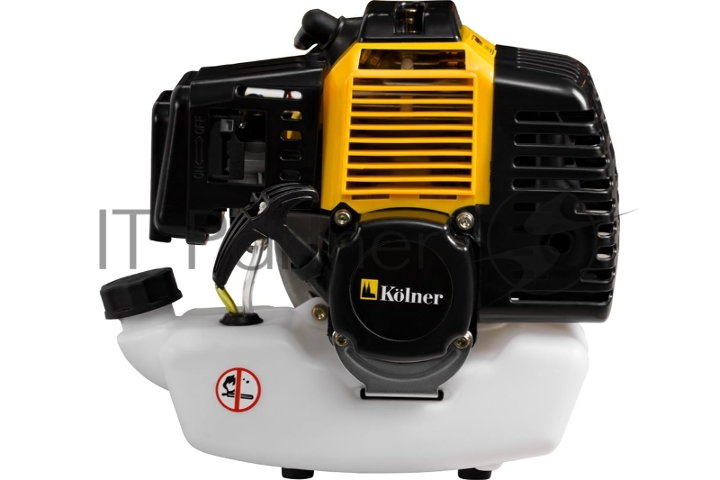 Триммер бензиновый, 1500Вт, ширина скашивания ножом/леской 255/420мм, KOLNER KGT 430 (1+1 уп) (кратно 10шт) объем двигателя 43см3, 2,1л.с, цельная штанга, (нож 3Т, катушка, ремень)