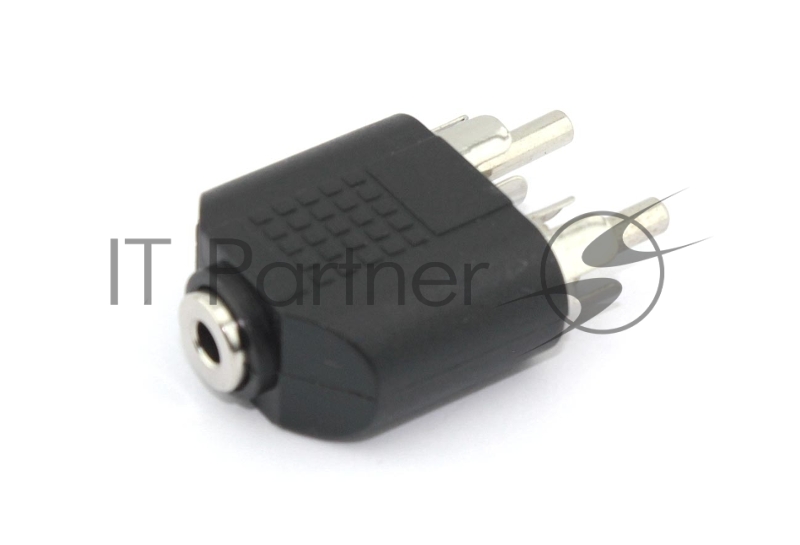 Переходник с RCA (тюльпан) 2 канала папа на miniJack