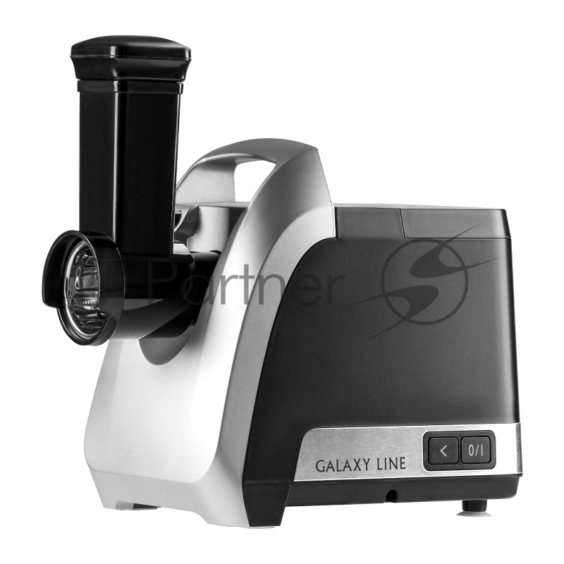 Мясорубка электрическая GALAXY LINE GL 2423, черная, 2200 Вт, 2,6 кг/мин, функция «Реверс», три диска для приготовления фарша - 3 мм, 5 мм и 7 мм, насадки для приготовления колбасок и кеббе, 3 насадки для овощерезки, металлический лоток, защита двиг