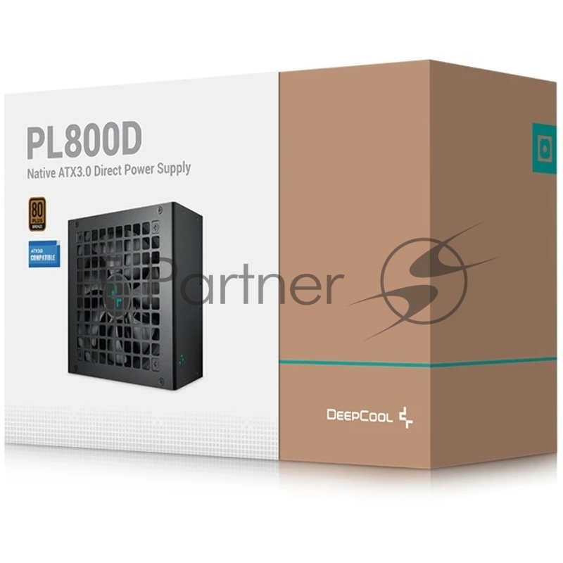 Блок питания 800W GamerStorm (Deepcool) PL800D (ATX, 20+4 pin, 120mm fan, PCI-E 6+2Px3, 8xSATA) (R-PL800D-FC0B-WDEU-V2)