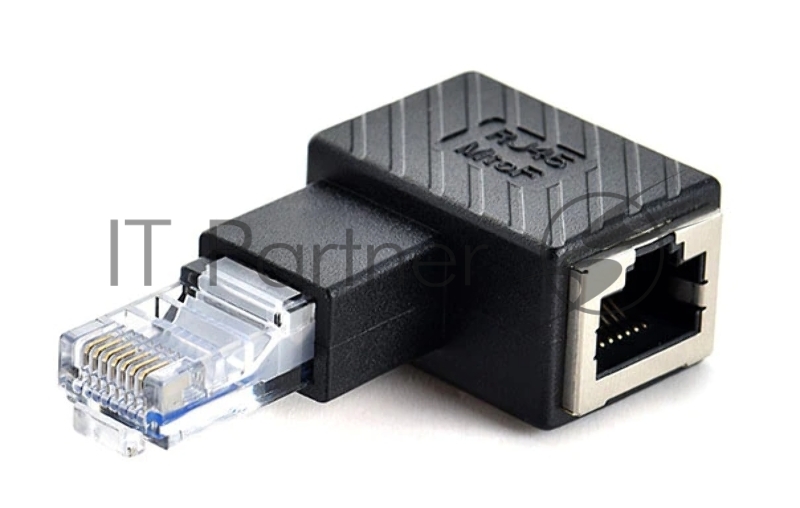 Удлинитель сетевого кабеля мама-папа угловой вправо