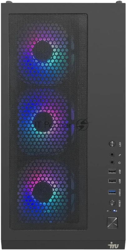 ПК IRU Game 710Z7GP TWR i7 12700F (2.1) 64Gb SSD1Tb RTX4080 Super 16Gb FreeDOS GbitEth 850W черный (2075026)