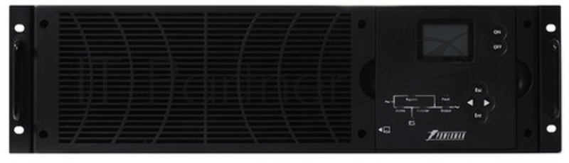 ИБП POWERMAN Online 10000 RT, LCD, двойного преобразования, стоечный/напольный, 10000ВА, 9000Вт, 2 розетки IEC 320 С13 2 шт+клеммная колодка. Защита от КЗ, импульсных всплесков сети, перегрузки, разряда и перезаряда батареи, USB, RS232, SNMP, EPO/ UP
