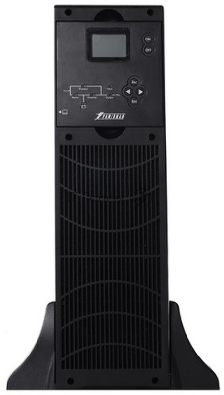 ИБП POWERMAN Online 10000 RT, LCD, двойного преобразования, стоечный/напольный, 10000ВА, 9000Вт, 2 розетки IEC 320 С13 2 шт+клеммная колодка. Защита от КЗ, импульсных всплесков сети, перегрузки, разряда и перезаряда батареи, USB, RS232, SNMP, EPO/ UP