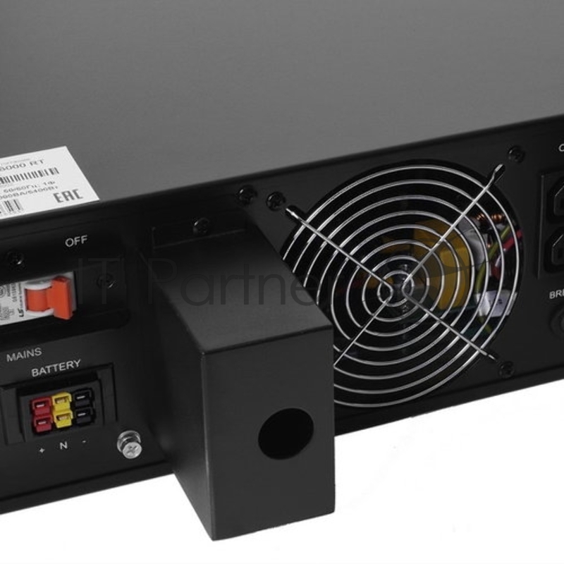 ИБП POWERMAN Online 10000 RT, LCD, двойного преобразования, стоечный/напольный, 10000ВА, 9000Вт, 2 розетки IEC 320 С13 2 шт+клеммная колодка. Защита от КЗ, импульсных всплесков сети, перегрузки, разряда и перезаряда батареи, USB, RS232, SNMP, EPO/ UP