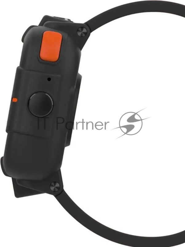 Смарт-часы Elari Маша и Медведь 1.76 IPS корп.черный силикон рем.черный (KP-MB-BLK)