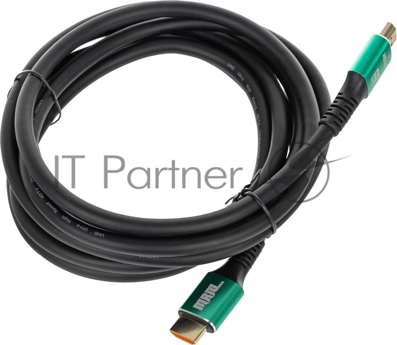 Кабель аудио-видео Premier 12392 HDMI (m)/HDMI (m) 3м. позолоч.конт. черный