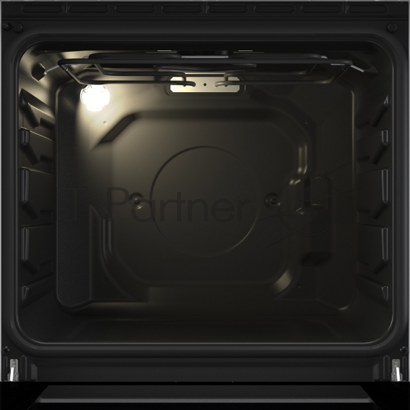 Комбинированная плита Gorenje GK5A12WG, полезный объем 68 л, очистка паром AquaClean, сводчатая форма духовки, механическое управление, электроподжиг, цвет белый