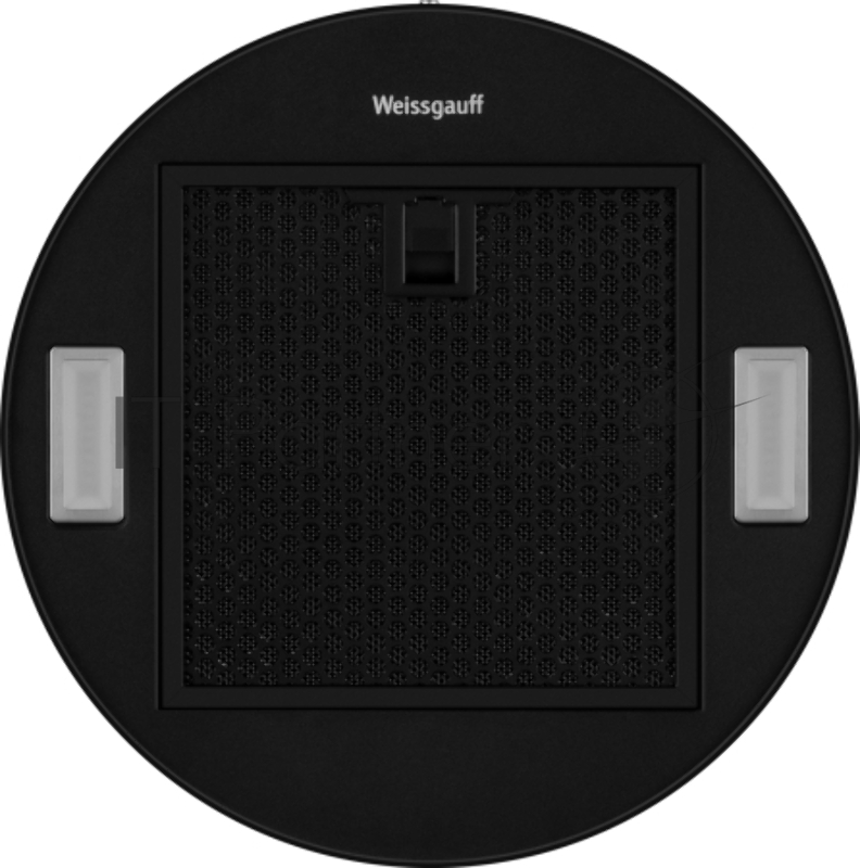 Вытяжка каминная Weissgauff Ambra BL черный управление: кнопочное (1 мотор)