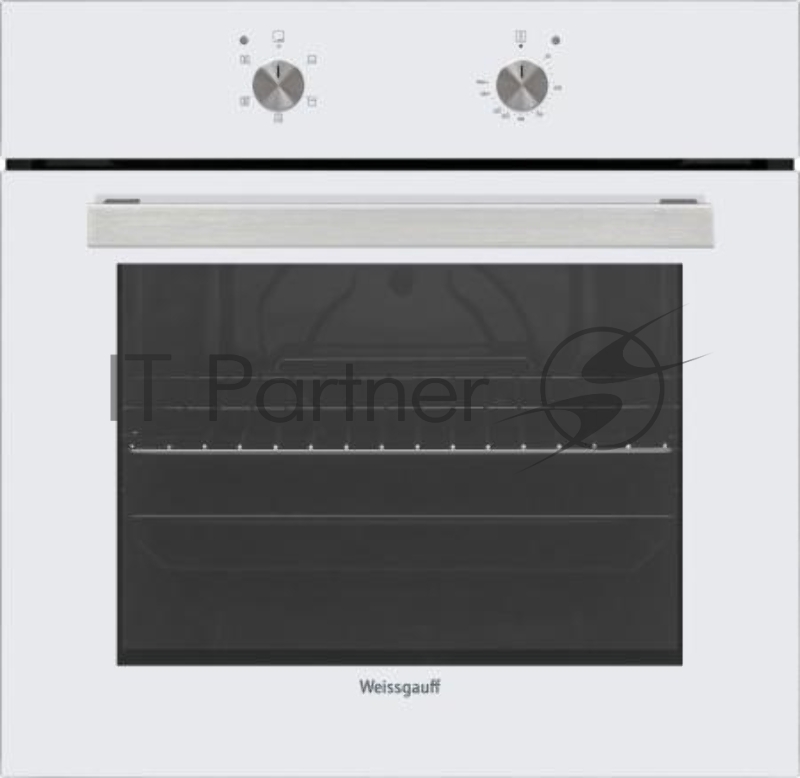 Встраиваемый духовой шкаф электрический Weissgauff EOM 185 WV белый
