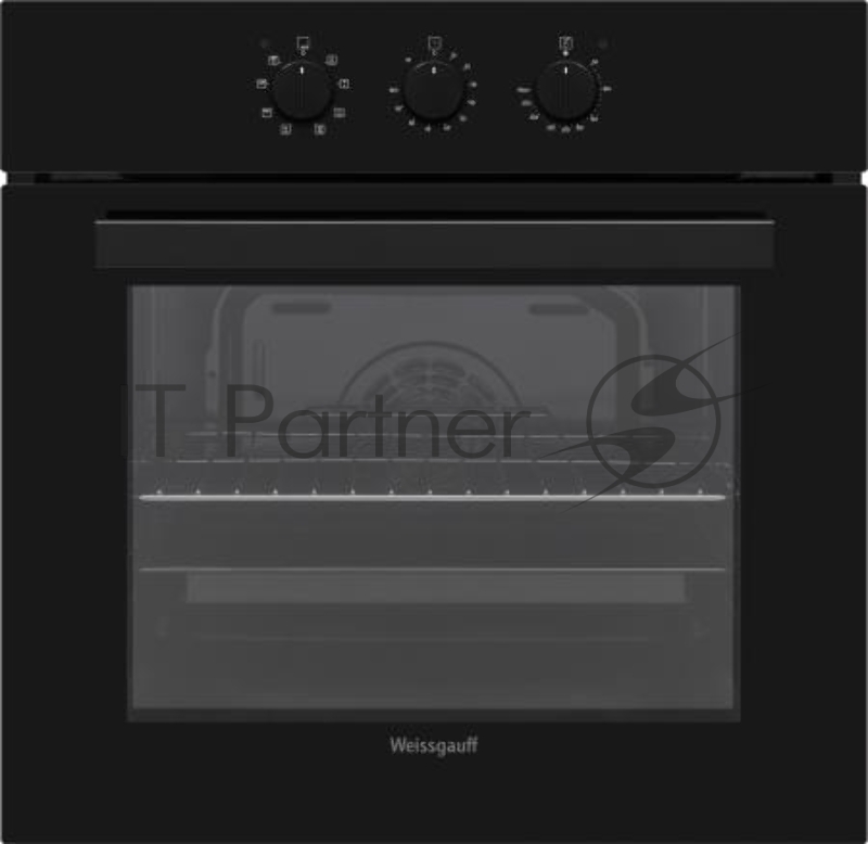 Встраиваемый духовой шкаф электрический Weissgauff EOV 19 MBV черный