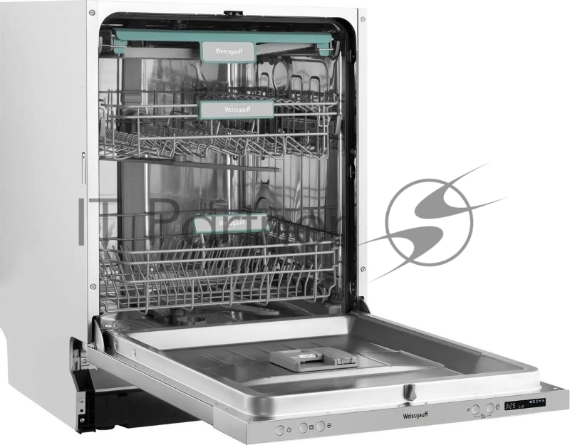 Встраиваемая посудомоечная машина Weissgauff BDW 6033 Wi-Fi Inverter Autoopen, полноразмерная
