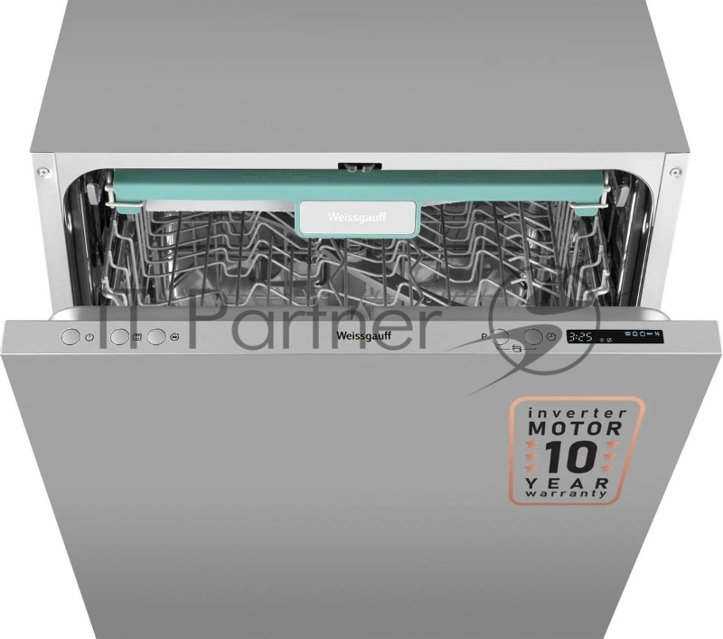Встраиваемая посудомоечная машина Weissgauff BDW 6033 Wi-Fi Inverter Autoopen, полноразмерная