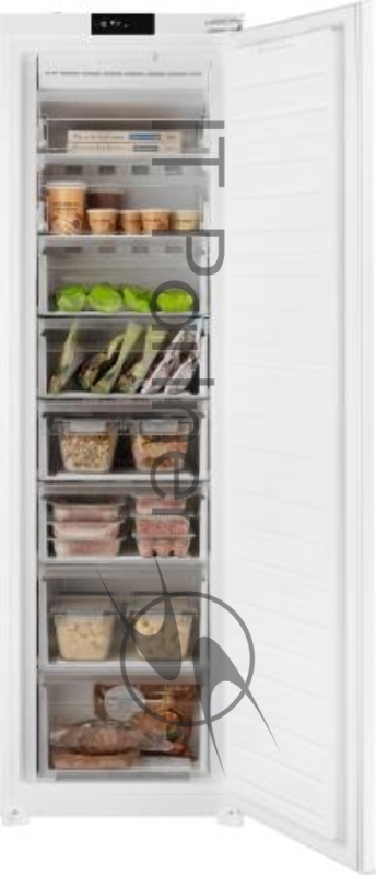 Встраиваемый морозильник Freezer Weissgauff WFI 178 V white