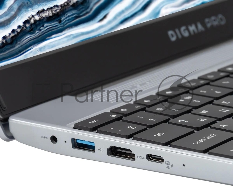 Ноутбук Digma Pro Breve Ryzen 5 Pro 5675U 8Gb SSD512Gb AMD Radeon 15.6 IPS FHD (1920x1080) Windows 11 Pro silver WiFi BT Cam 4500mAh (DN15R5-8DXW06)