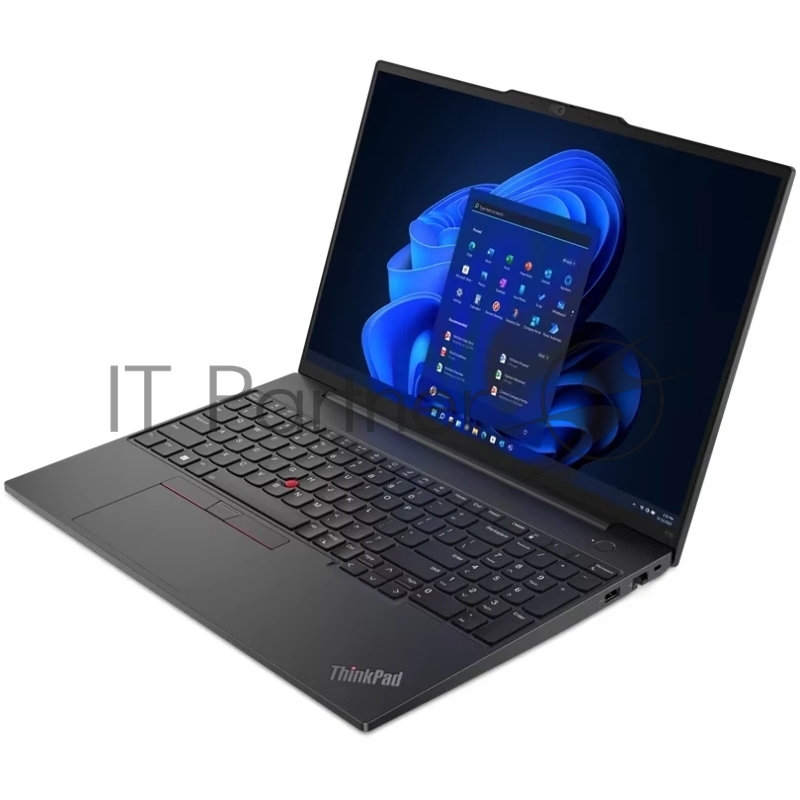 Ноутбук Lenovo ThinkPad E16 G1, 16 (1920x1200) IPS, Ryzen 5 7530U, 16GB DDR4,512GB SSD, AMD Radeon, HD RGB Cam, RTL8852BE,FPR,3 Cell 47Whr, BKLT KB ENG, No OS, 1Y ( EN_kbd , 3pin cable