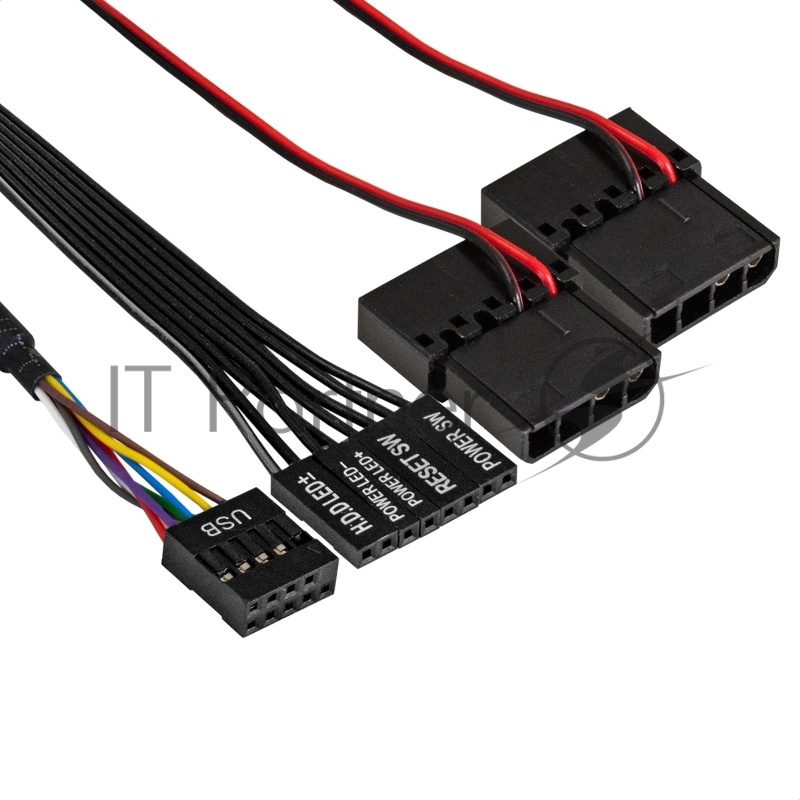 Серверный корпус ExeGate Pro 2U400-04 (RM 19, высота 2U, глубина 400, БП 1100PPH-SE, 2*USB)