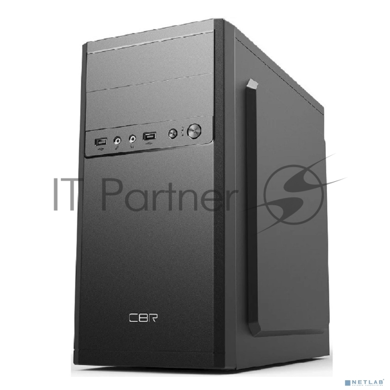 Корпус CBR RD873, без БП, mATX Minitower 2*USB 2.0, HD Audio+Mic, кабель питания 1.2м, черный PCC-MATX-RD873-WPSU