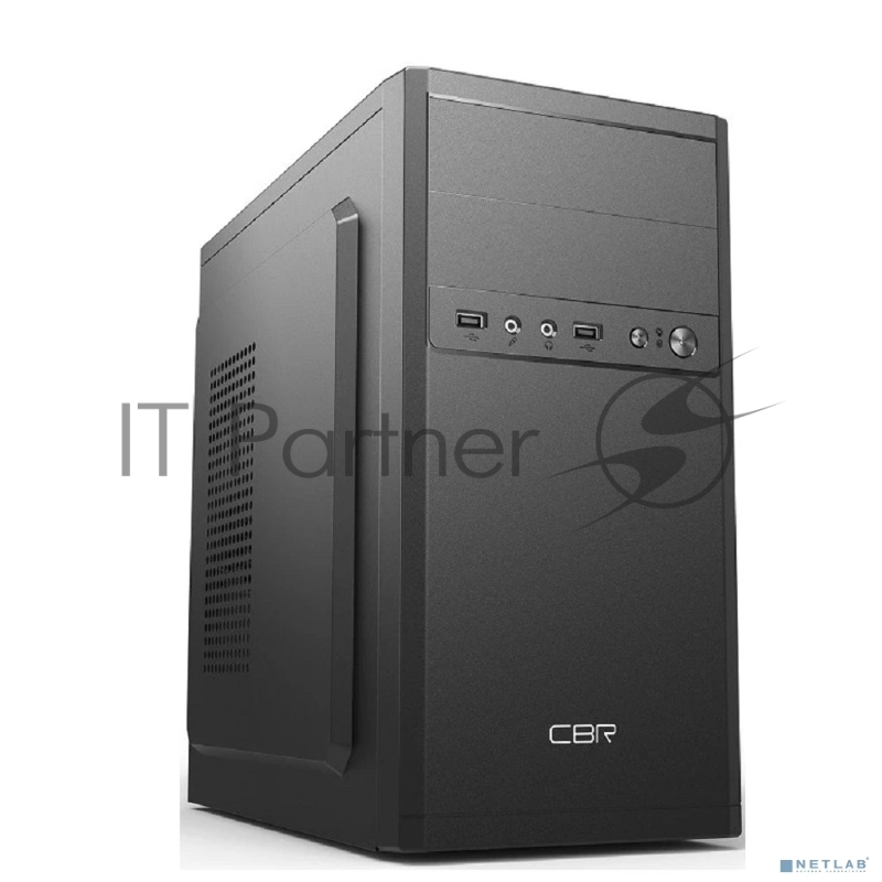 Корпус CBR RD873, без БП, mATX Minitower 2*USB 2.0, HD Audio+Mic, кабель питания 1.2м, черный PCC-MATX-RD873-WPSU