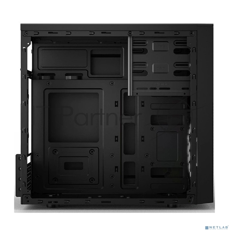 Корпус CBR RD873, без БП, mATX Minitower 2*USB 2.0, HD Audio+Mic, кабель питания 1.2м, черный PCC-MATX-RD873-WPSU