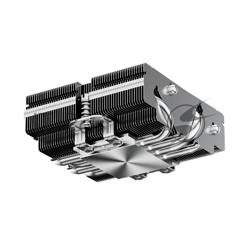 Кулер для процессора PCCooler S815I Low profile (125W, 4pin PWM, 37mm, Al/Cu, 4x6mm, 1x75mm, 51.42 CFM, 39dBA, 2000~4000 RPM, S: LGA115X/20XX/1200/1700/1851 AMD3/AMD4, silver)