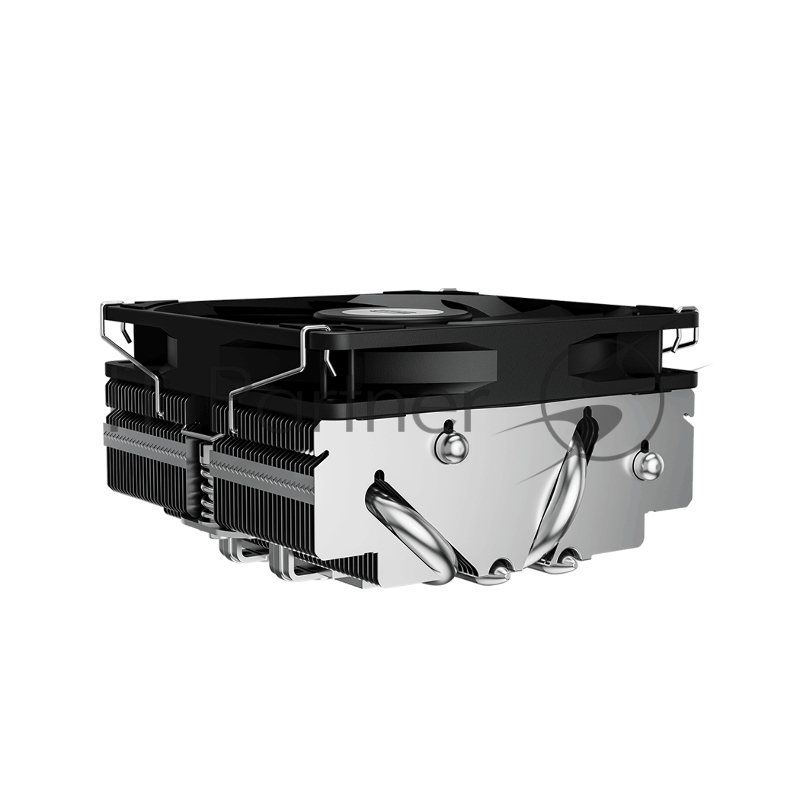 Кулер для процессора PCCooler S815I Low profile (125W, 4pin PWM, 37mm, Al/Cu, 4x6mm, 1x75mm, 51.42 CFM, 39dBA, 2000~4000 RPM, S: LGA115X/20XX/1200/1700/1851 AMD3/AMD4, silver)