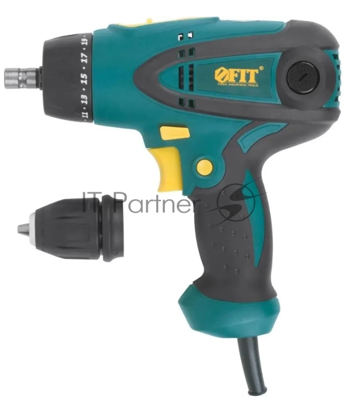 Дрель-шуруповерт FIT ES-286 280Вт патрон:быстрозажимной