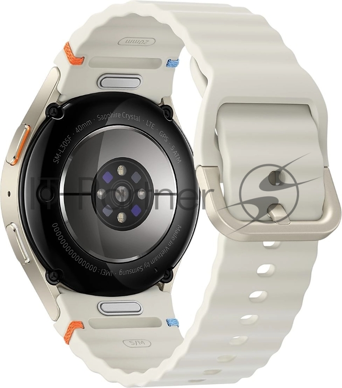 Смарт-часы Samsung Galaxy Watch 7 LTE 40мм 1.31 AMOLED корп.золото белое рем.золото белое (SM-L305FZEACAU)