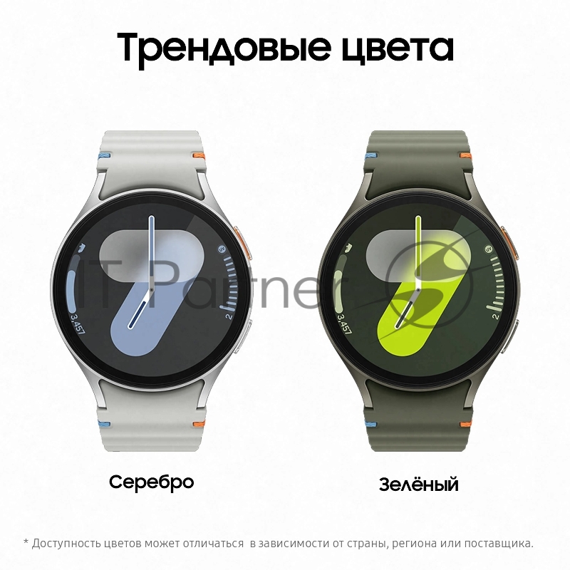 Смарт-часы Samsung Galaxy Watch 7 LTE 44мм 1.47 AMOLED корп.серебристый, рем.серебристый (SM-L315FZSACAU)