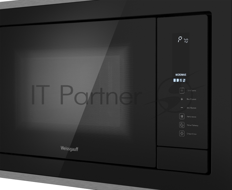 Микроволновая печь Weissgauff HMT-725 Touch Grill 25л. 900Вт черный/серебристый (встраиваемая)