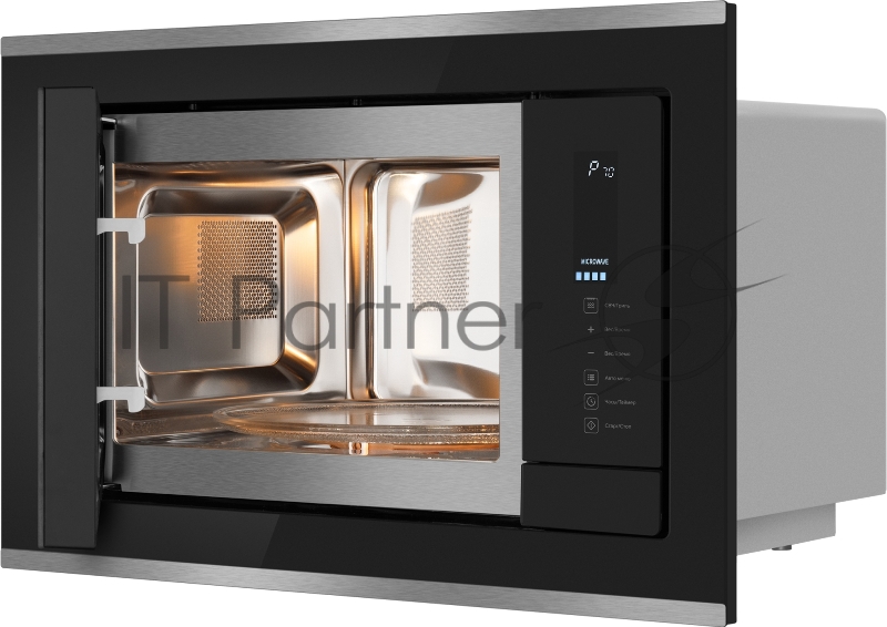 Микроволновая печь Weissgauff HMT-725 Touch Grill 25л. 900Вт черный/серебристый (встраиваемая)